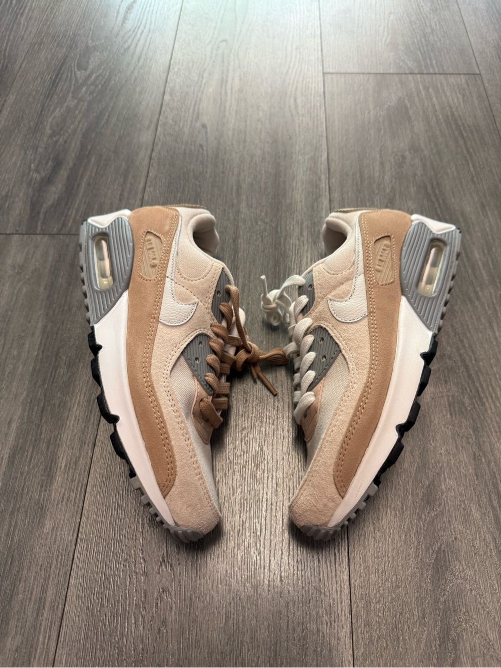 Nike Air Max 90 Premium Hemp Sanddrift Running Shoes DA1641-201 Men’s Size 7 New